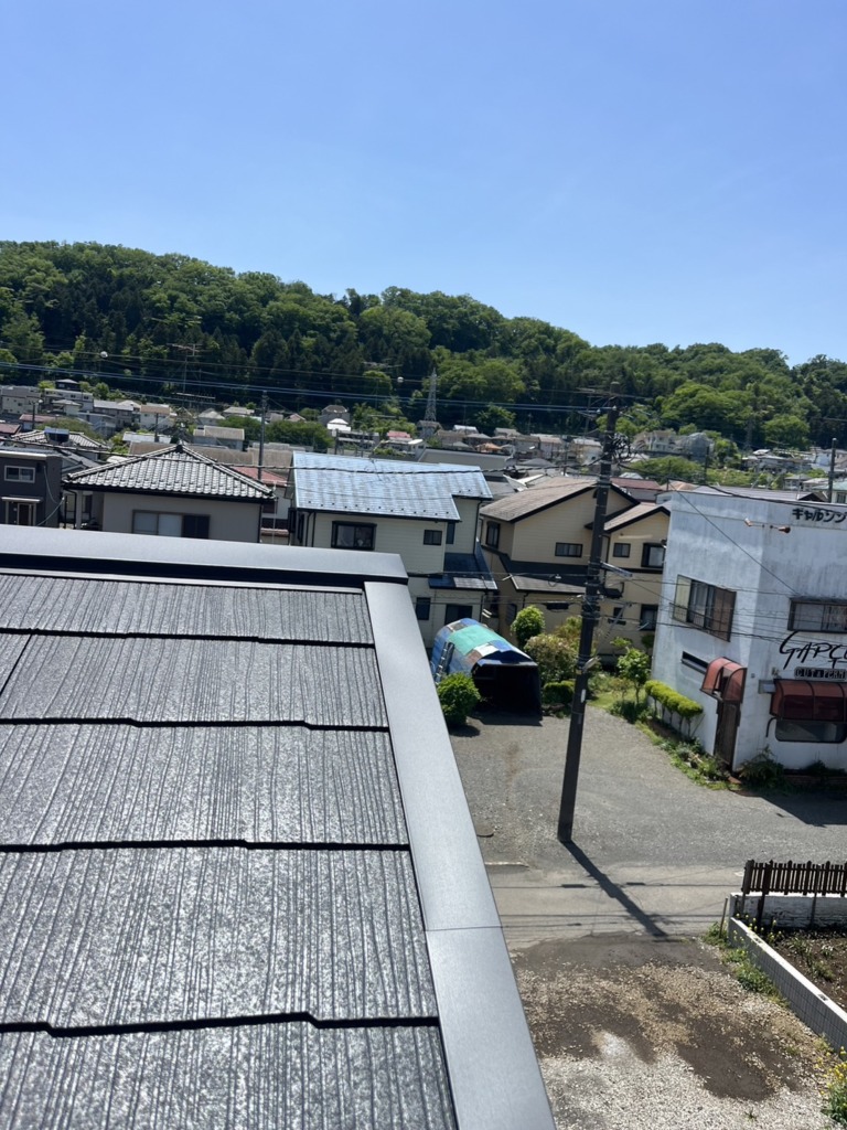 相模原市緑区太井の新築住宅　お洒落なユニコーンアンテナ工事