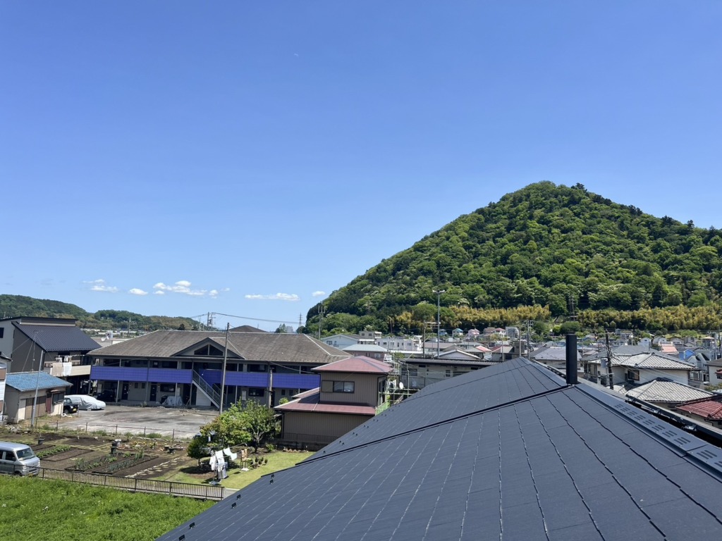 相模原市緑区太井の新築住宅　お洒落なユニコーンアンテナ工事