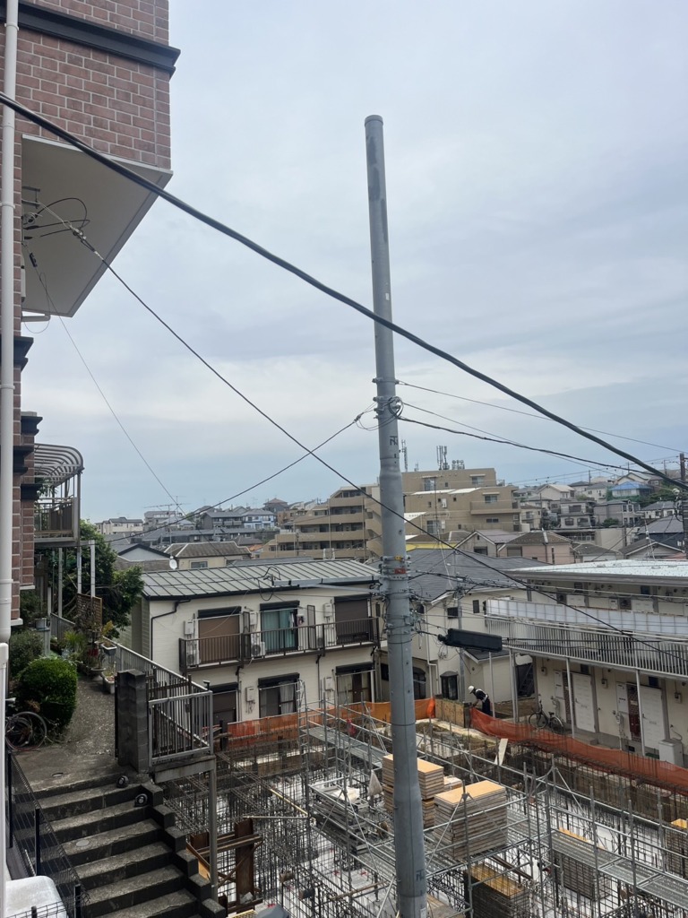 横浜市港北区篠原町の協栄ハウジング様新築 デザインアンテナ壁面工事