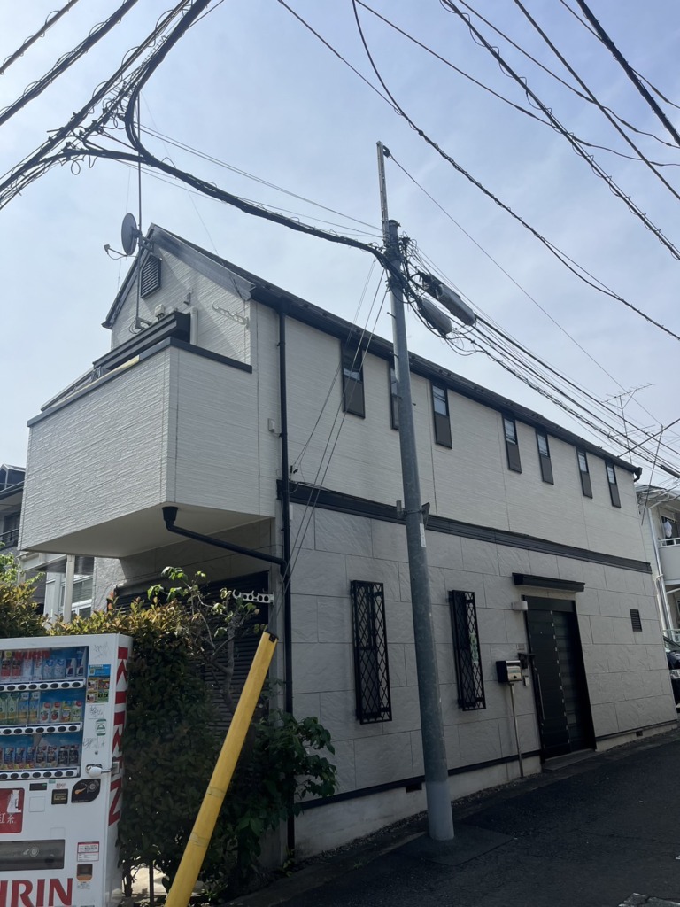 東京都杉並区和泉の既存住宅 未使用のテレビアンテナ撤去工事