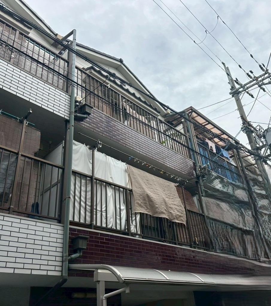 八尾市南本町の既存住宅　ケーブルテレビから地デジアンテナへの切り替え工事