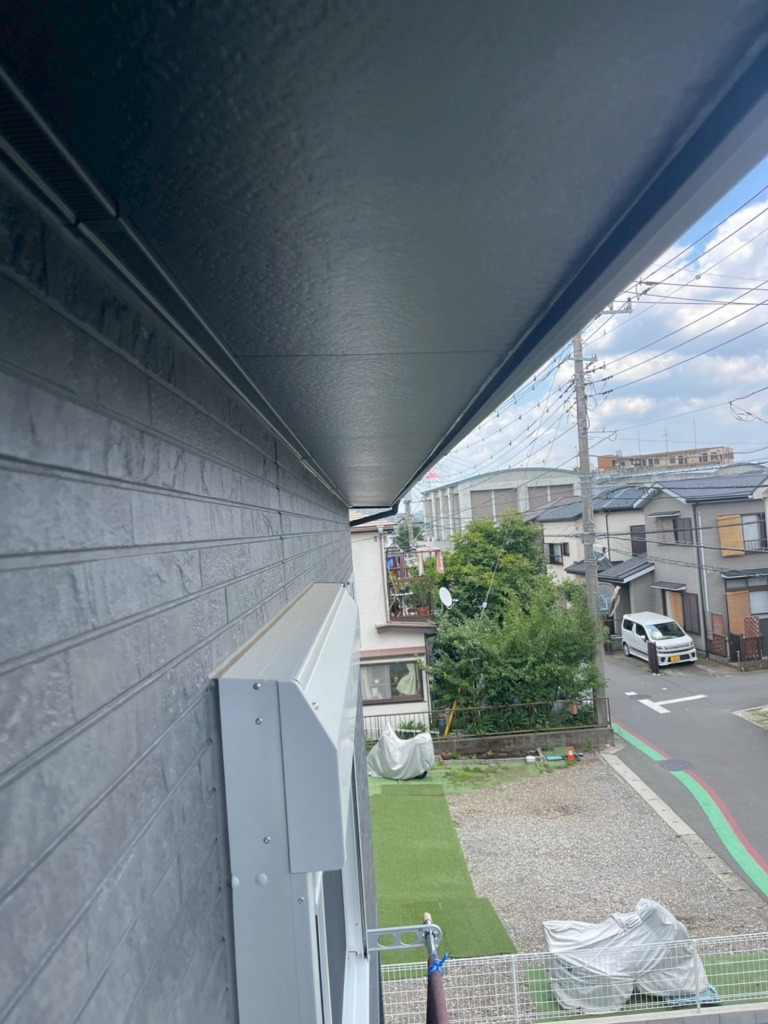 綾瀬市落合南のヤマダホームズ様新築　地上波デジタル放送デザインアンテナ壁面工事