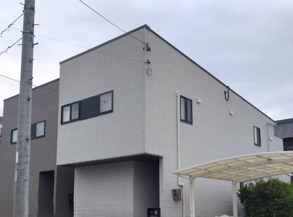 岡崎市西大友町のアバンティア様新築　台風でも安心の屋根裏アンテナ工事
