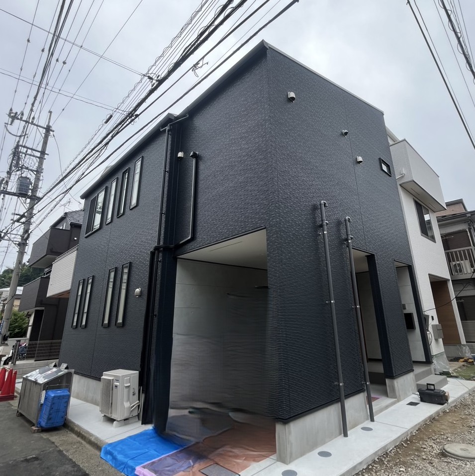 川崎市中原区木月のオープンハウスディベロップメント様新築　4K8K放送対応BSとデザインアンテナ工事