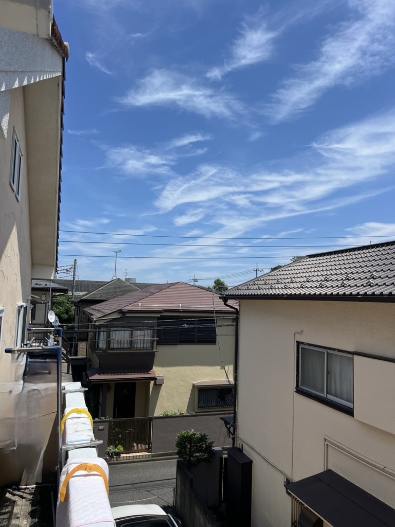 狛江市中和泉の飯田産業様新築　地上波デジタル放送デザインアンテナ壁面工事