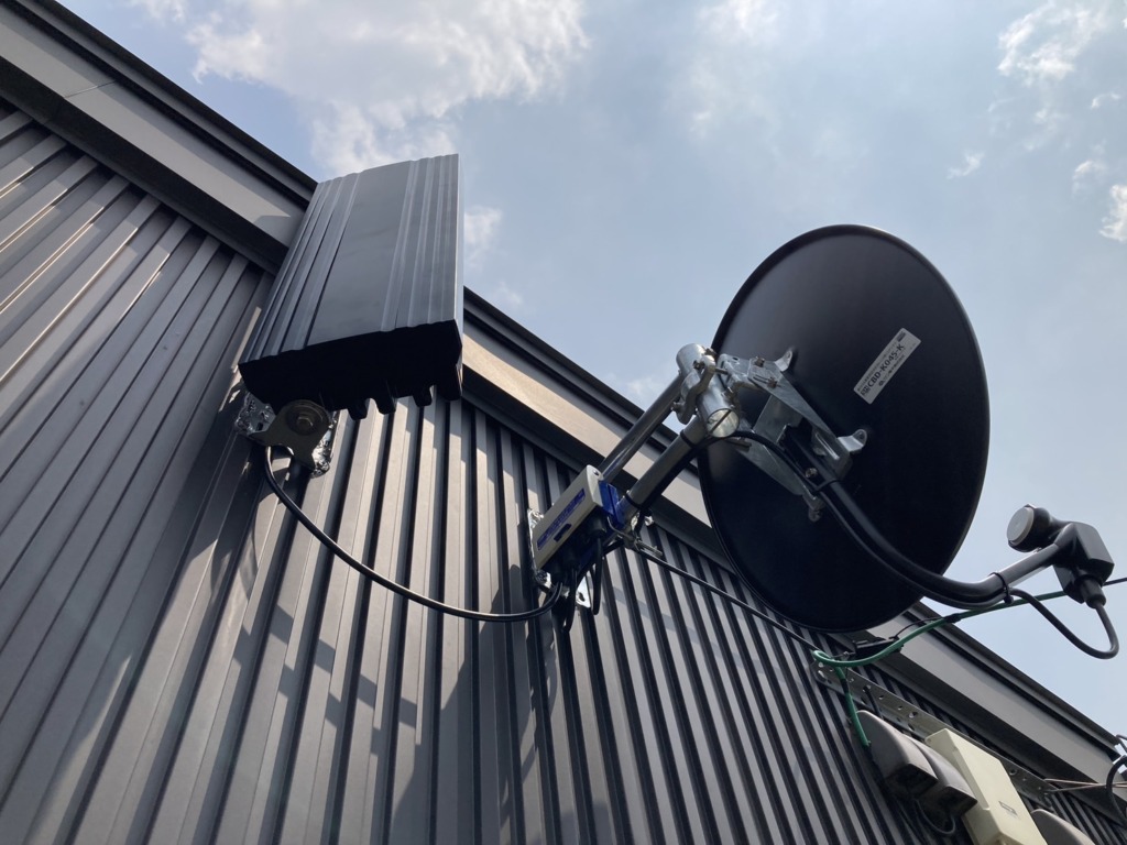 安城市上条町の植村工務店様既存住宅　ケーブルテレビからアンテナ受信への切り替え工事