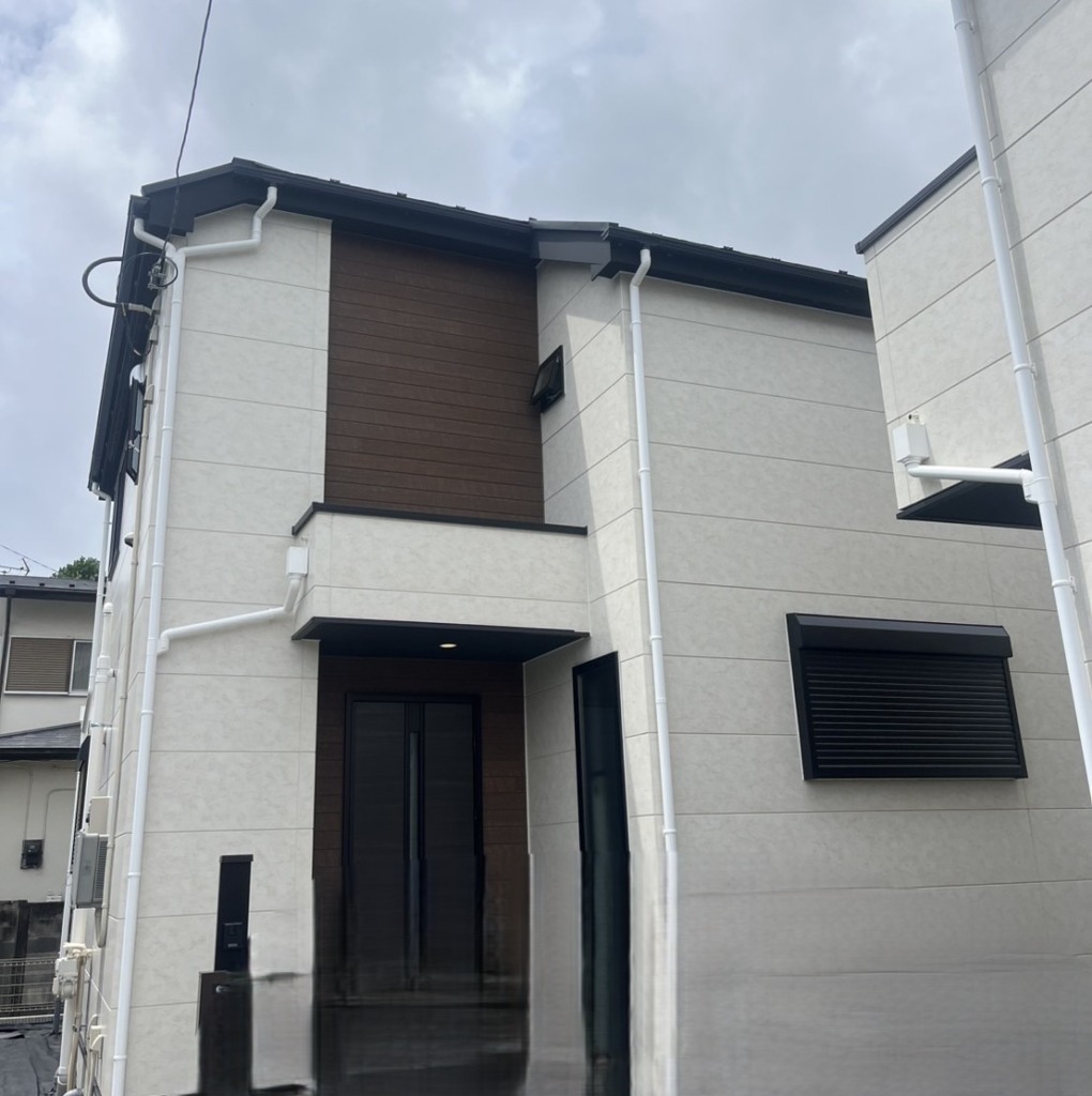 武蔵野市桜堤のケイアイスター不動産様新築　地上波デジタル放送デザインアンテナ壁面工事